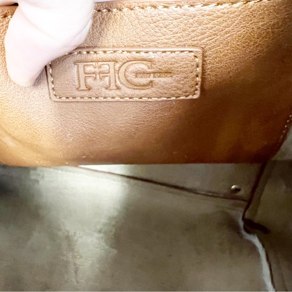 FFC New York Anabel Large Handbag - Natural Shearling - 100% Vegan With Strap - Picture 6 of 6